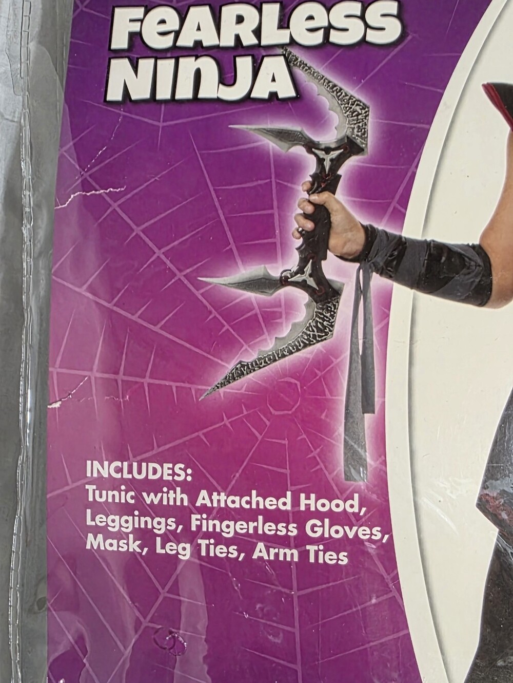 Spirit Fearless Ninja Child Size 6-8 Halloween Costume - Picture 7 of 9
